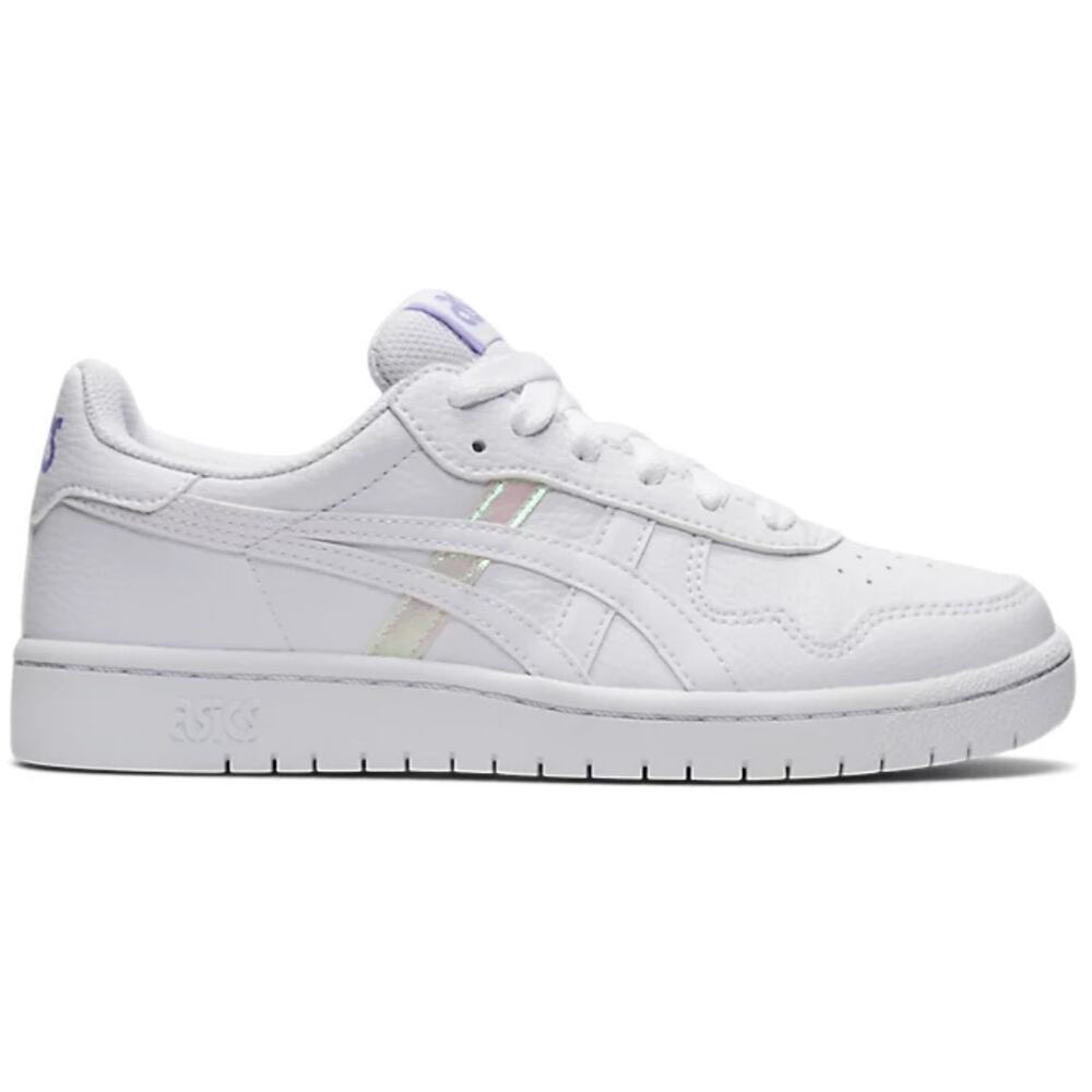 Asics Japan S GS Hologram Sneakers Size 5.5 White Low Top Lace Up Classic